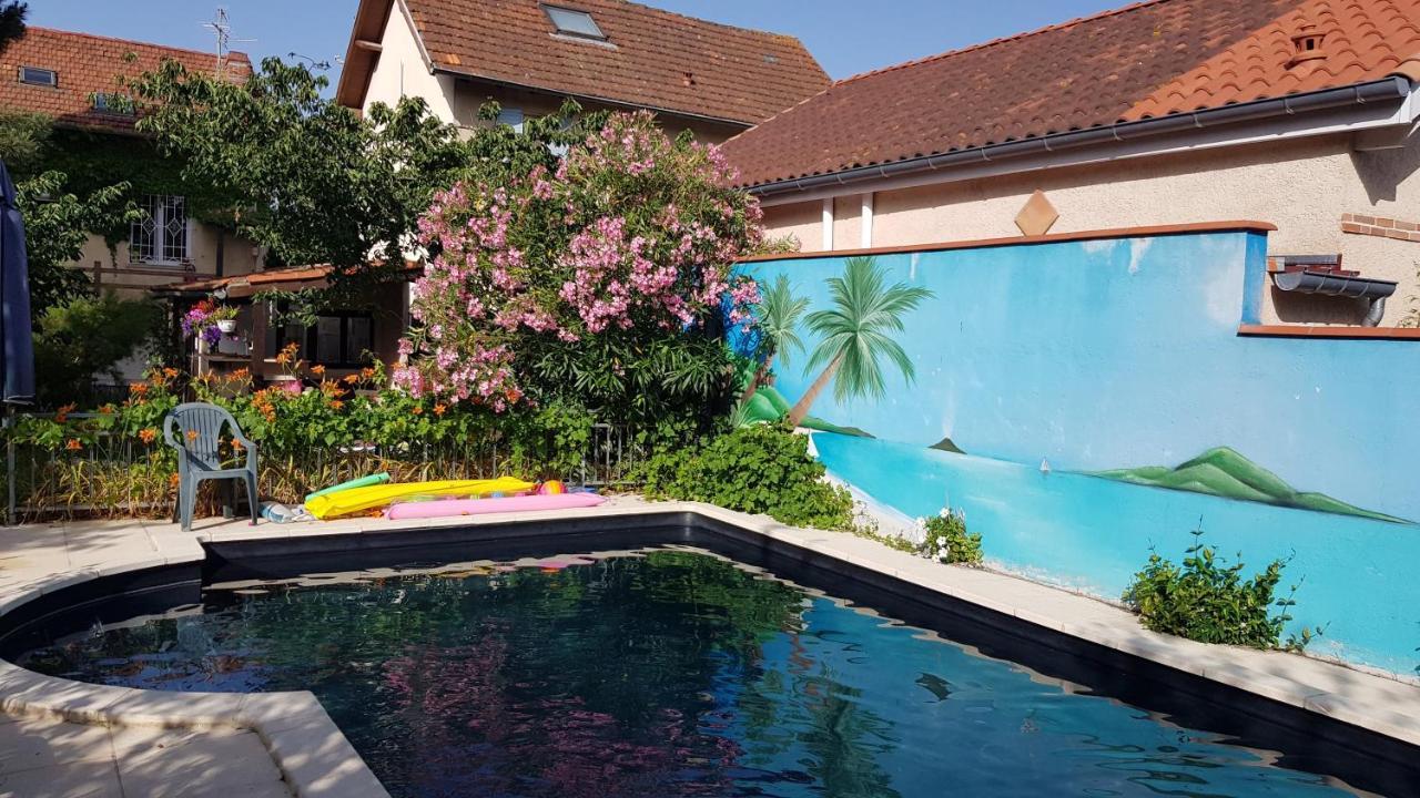 Appart Independant, 1 Lit Deux Personnes Et 1 Appoint Piscine Jardin Direct Gare Aeroport Et Jardin Toulouse Ngoại thất bức ảnh